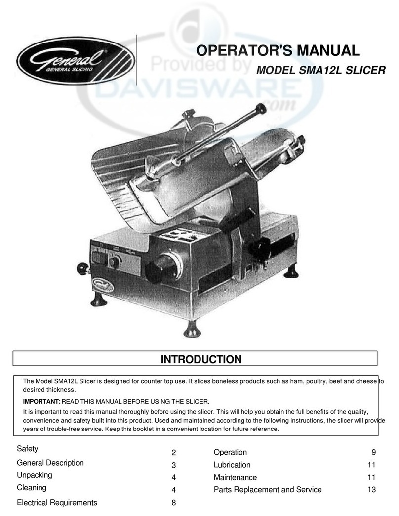General SMA12L Operator's manual