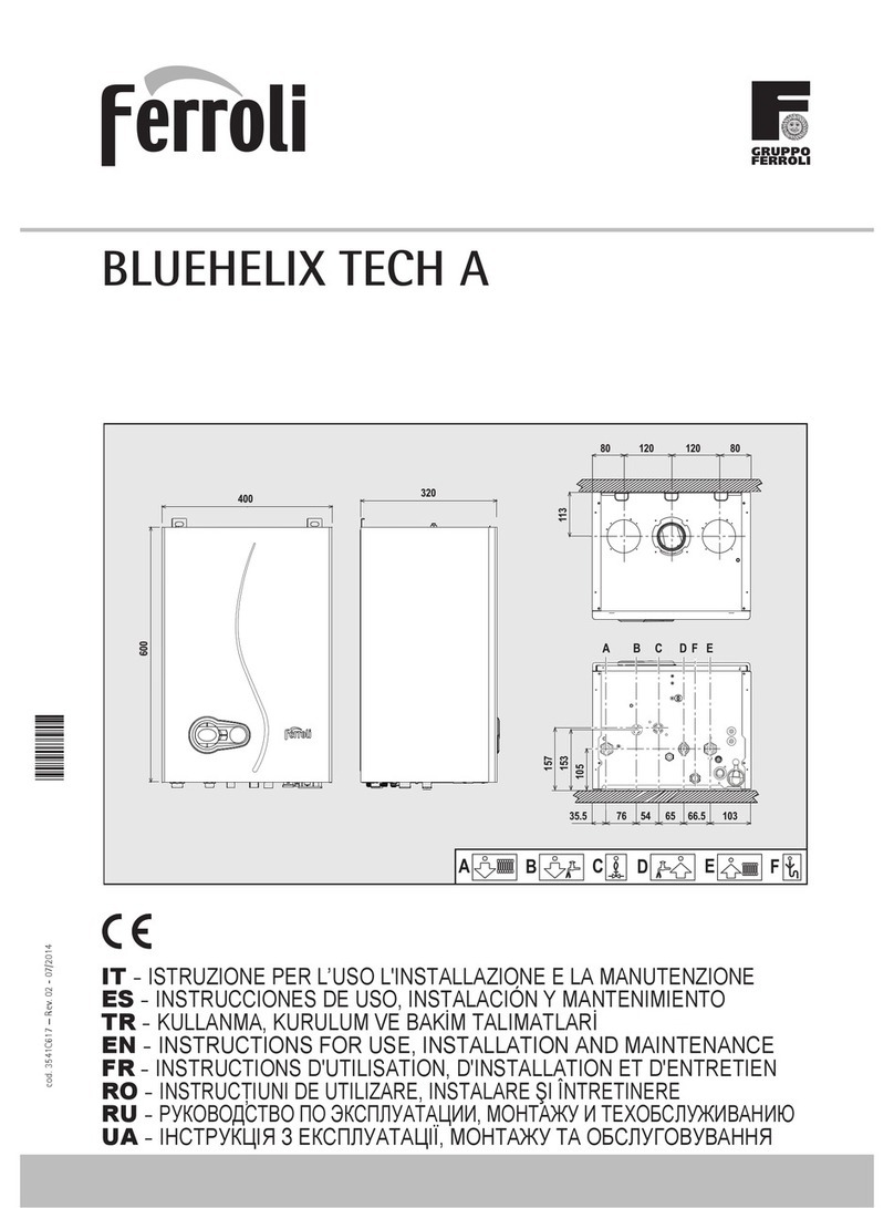 Ferroli BLUEHELIX TECH A Troubleshooting guide
