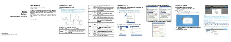 Zte MF25A User manual
