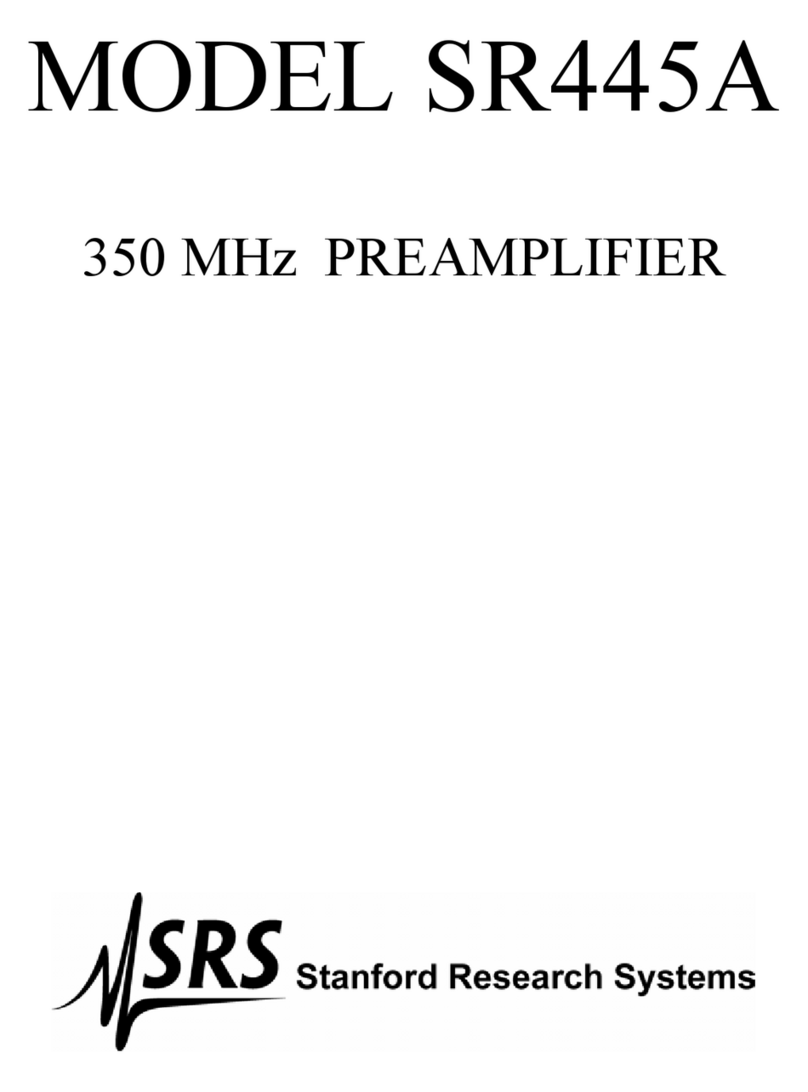 SRS Labs SR445A User manual