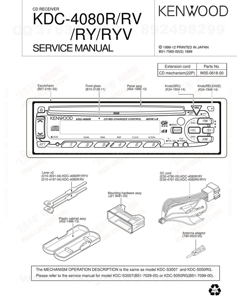 Kenwood KDC-4080R Service manual