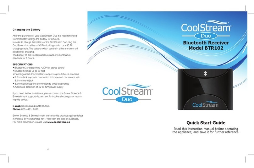 CoolStream Duo BTR102 quick start guide
