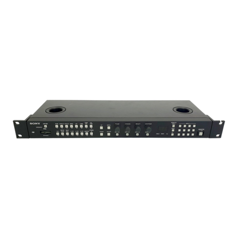 Sony BKM-16R Operation manual