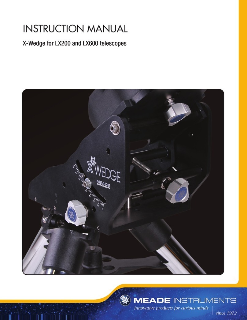 Meade X-Wedge User manual
