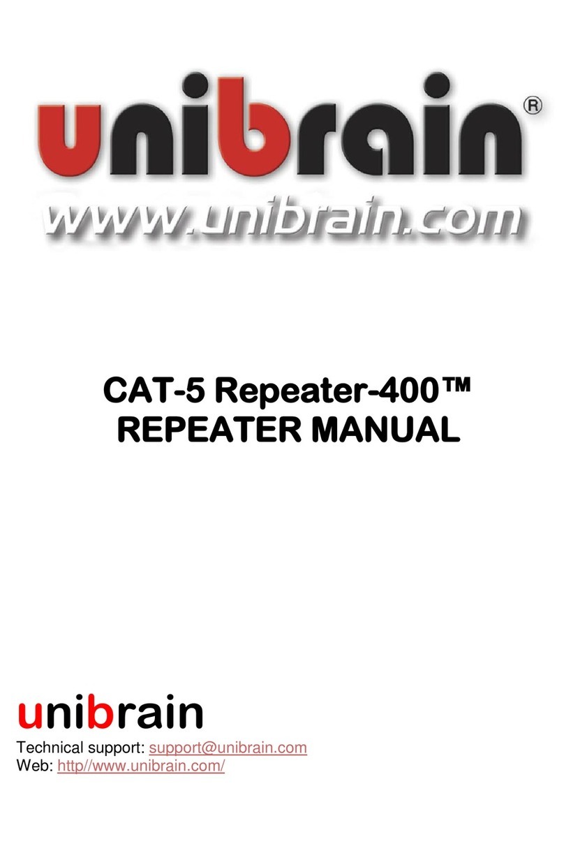 Unibrain CAT-5 Repeater-400 manual