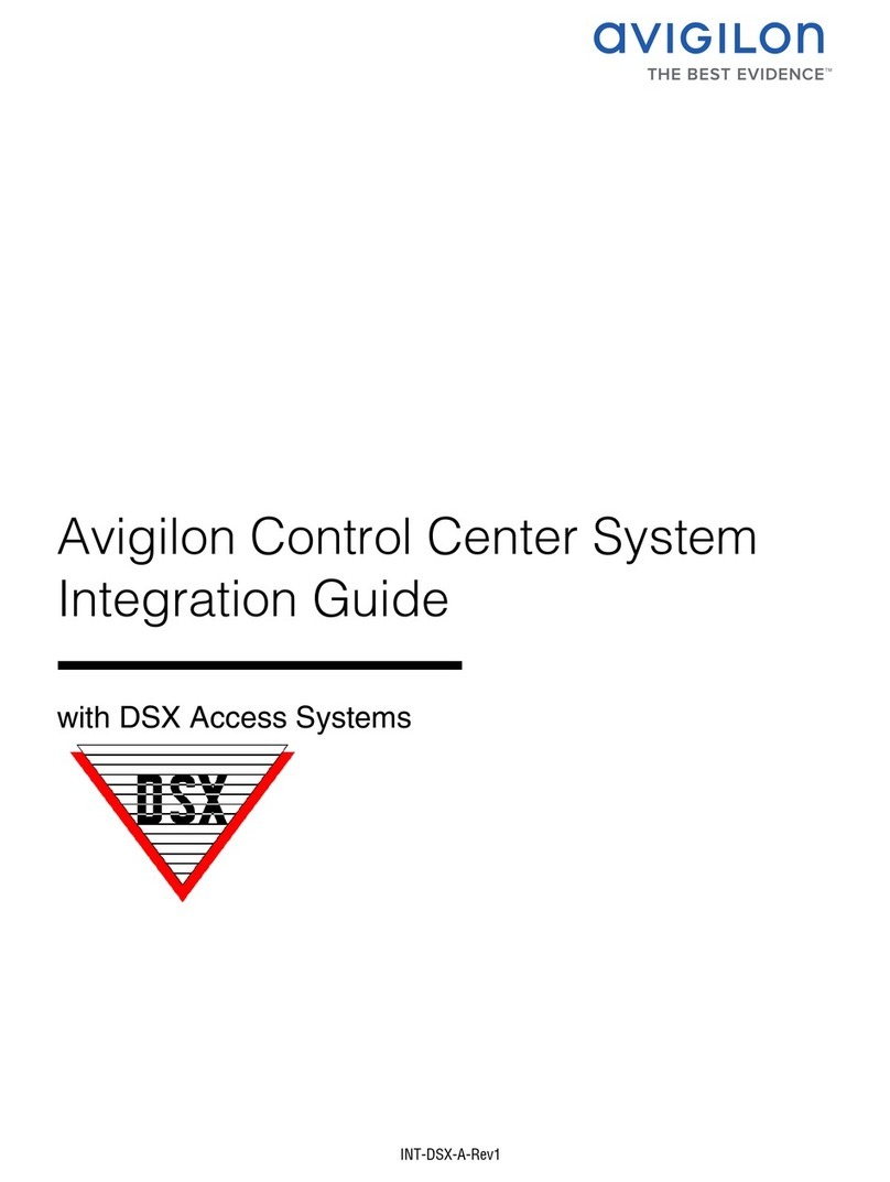 Avigilon INT-DSX-A-Rev1 Integration guide