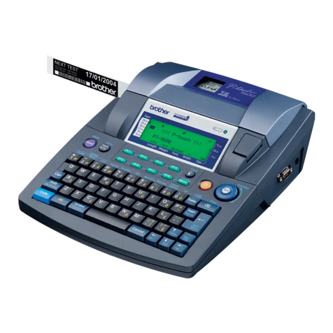 Brother P-Touch 9600 User manual