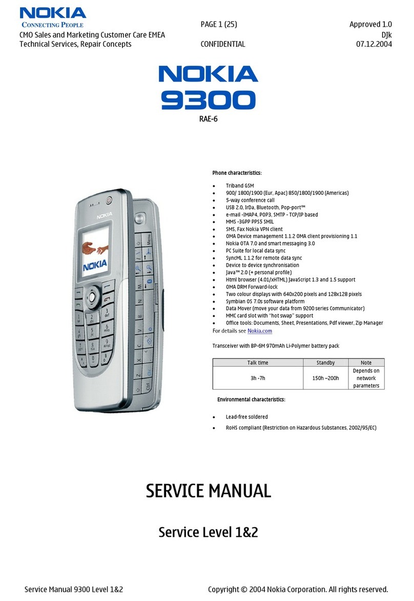 Nokia 9300 RAE-6 User manual Nokia 9300 RAE-6 User manual