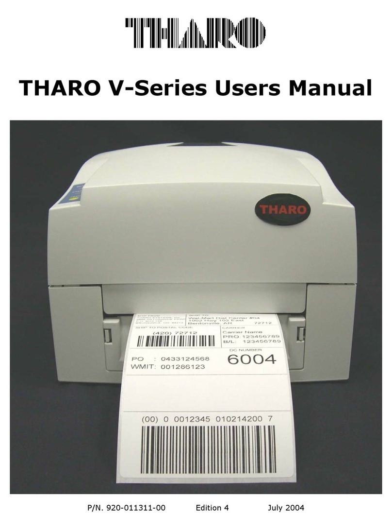Tharo Systems V-Series User manual Tharo Systems V-Series User manual