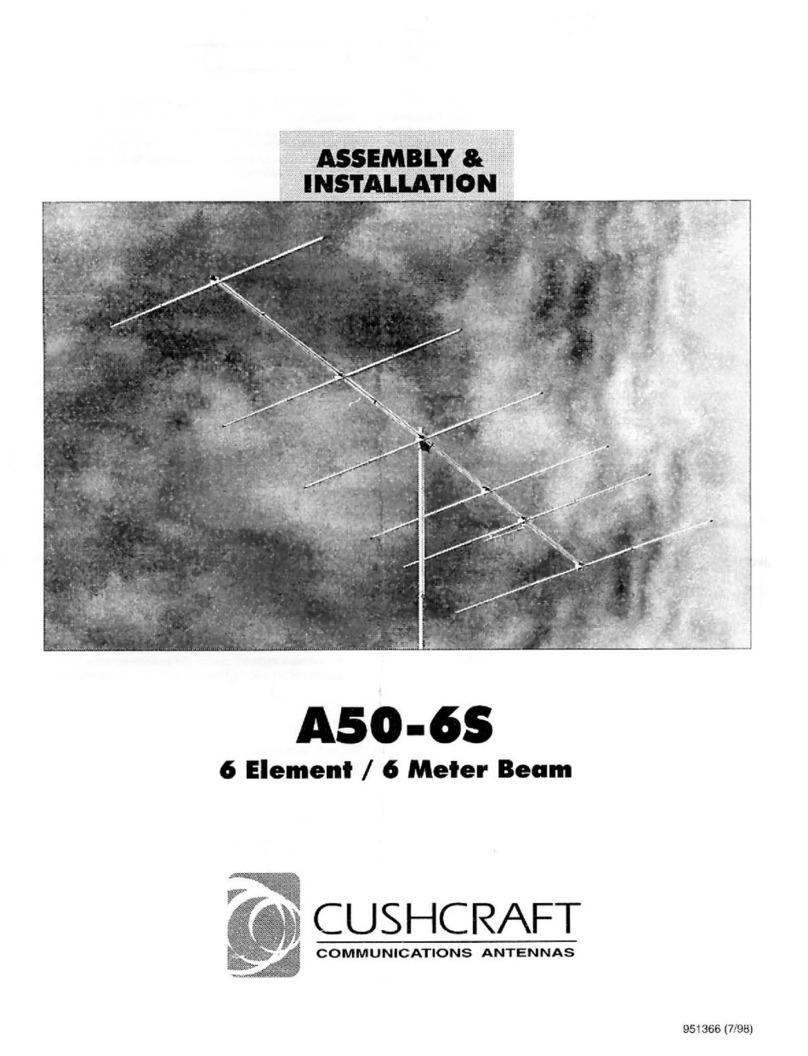 CUSHCRAFT A50-6S User manual