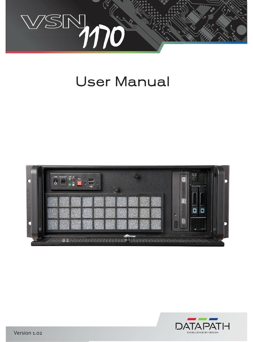 Datapath VSN1170 user manual Datapath VSN1170 user manual