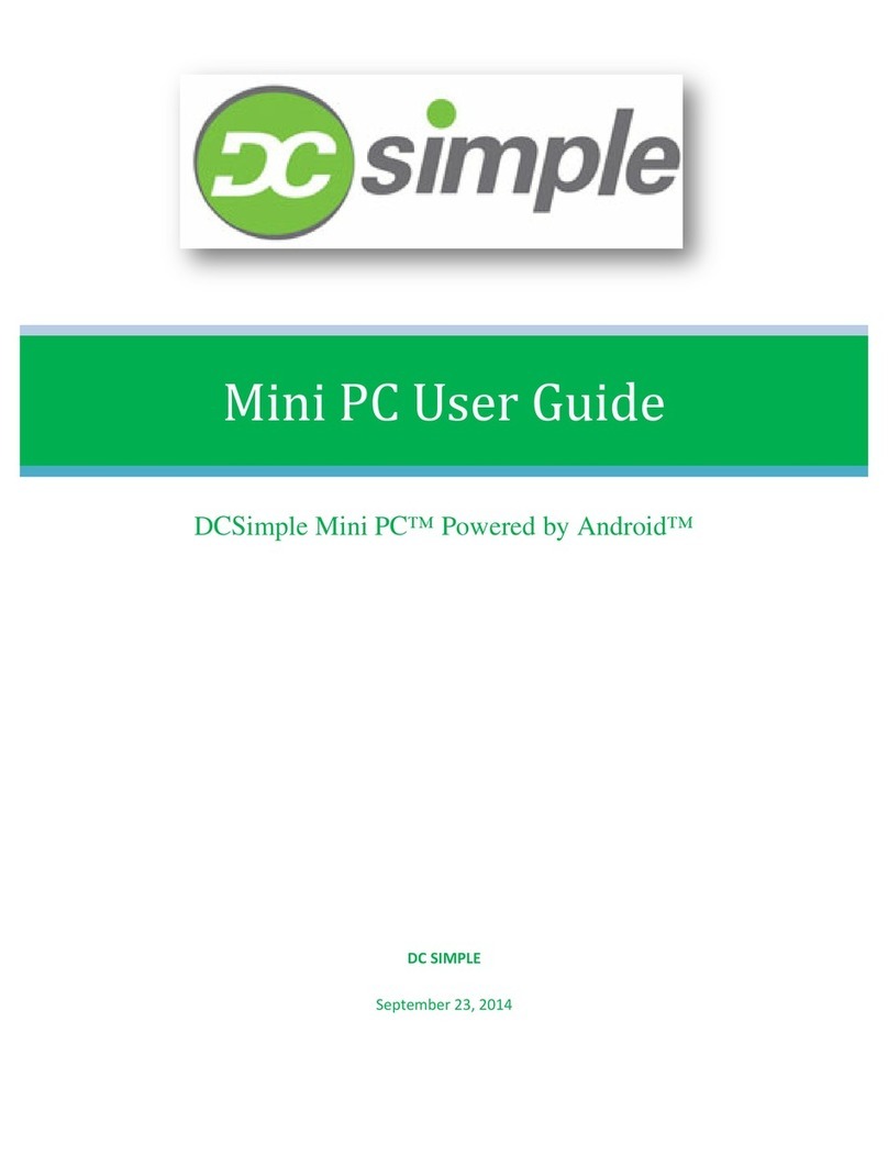 DC Simple Mini PC user guide DC Simple Mini PC user guide