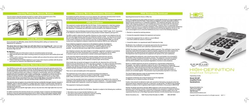 HDS Technology HD-40P operating guide