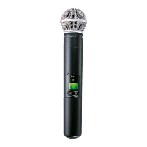 Shure SLX2 Service manual