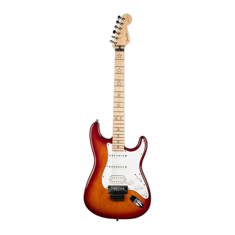 Fender RICHIE SAMBORA MEX. STD. STRAT user guide