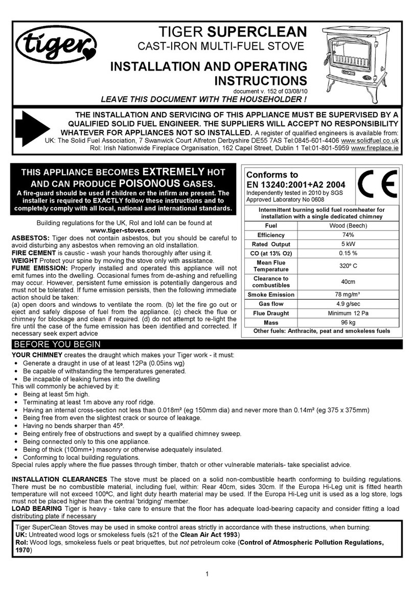 Tiger SUPERCLEAN User manual