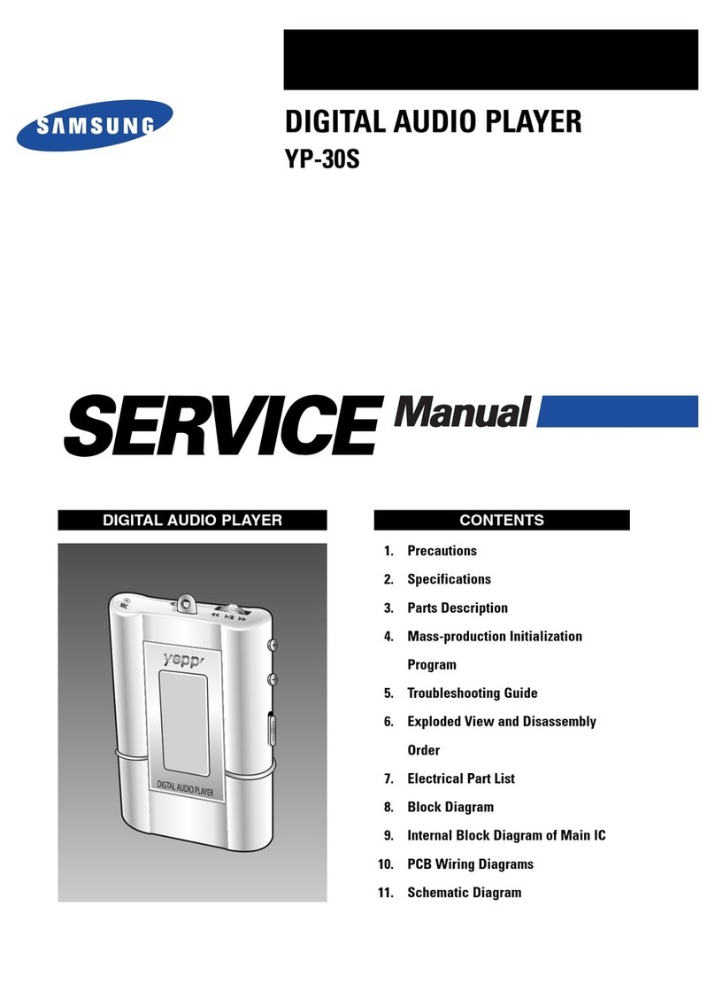 Samsung Yepp YP-30S User manual