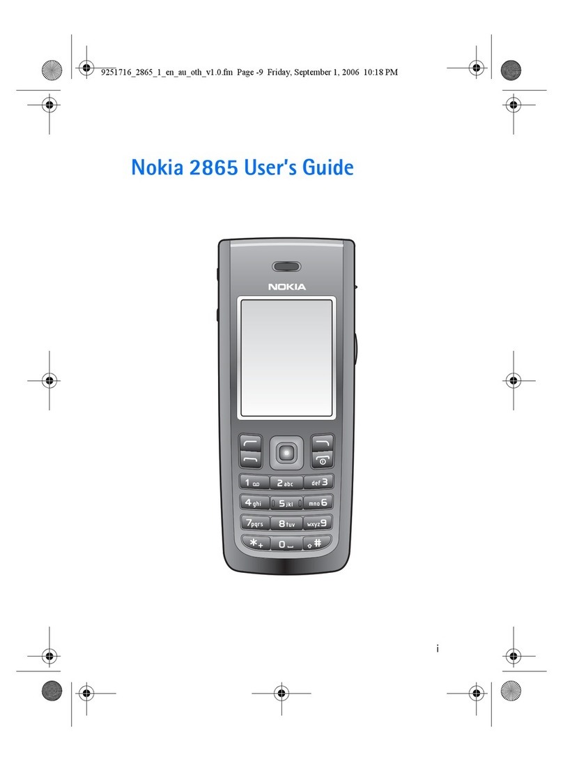 Nokia 2865 User manual