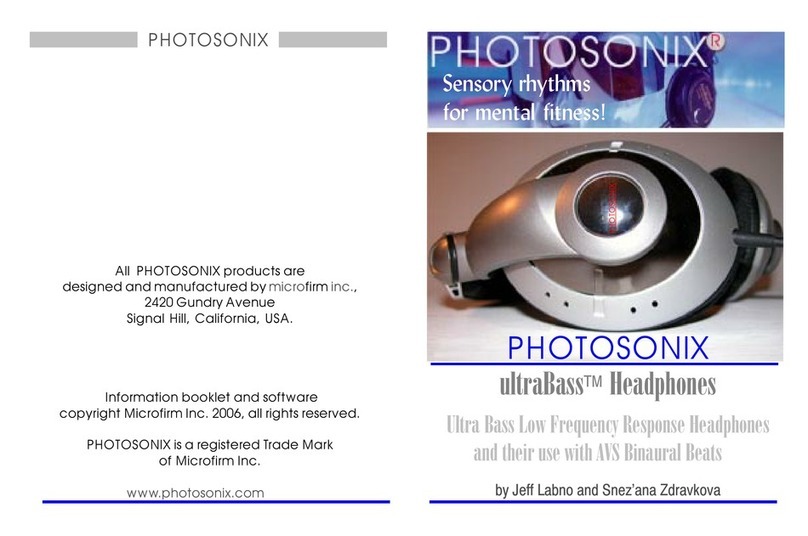 Photosonix UtraBass manual