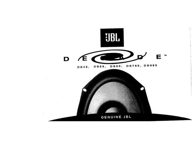 JBL Decade DS45 User manual
