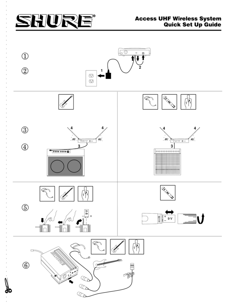Shure Access Quick setup guide