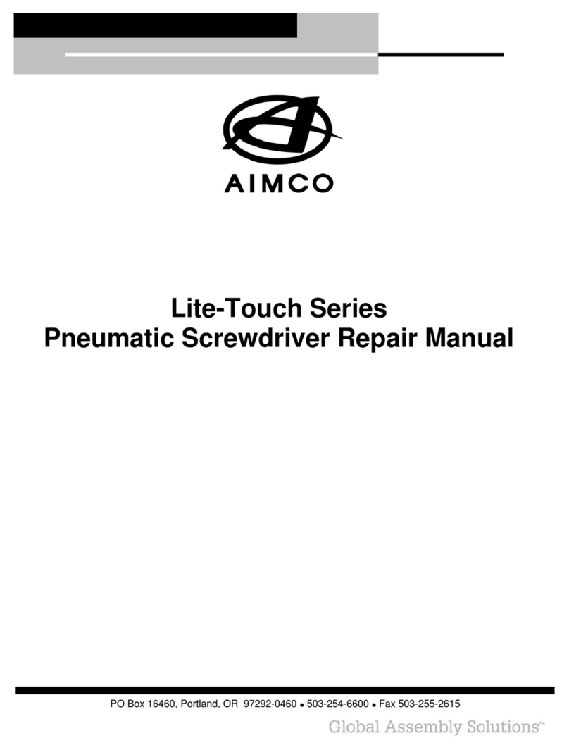 Aimco Lite-Touch Series Operating instructions