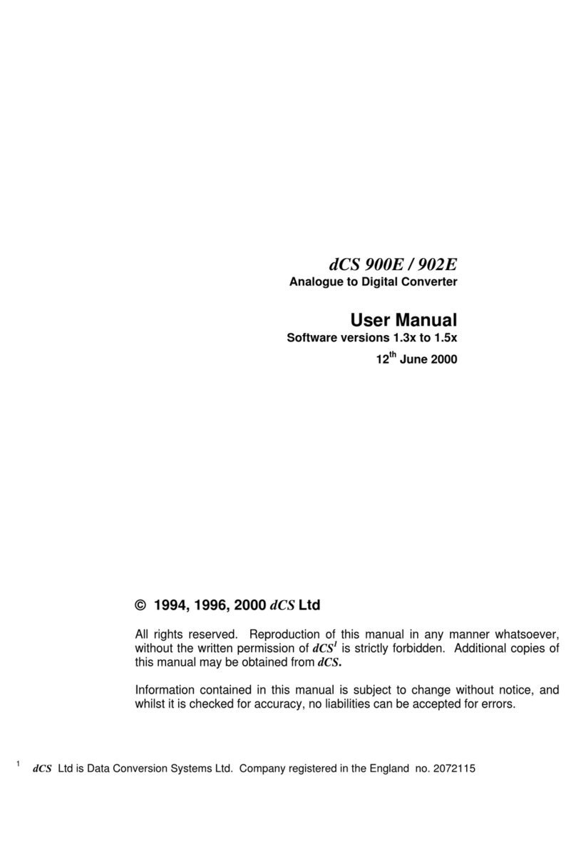 DCS 900E user manual