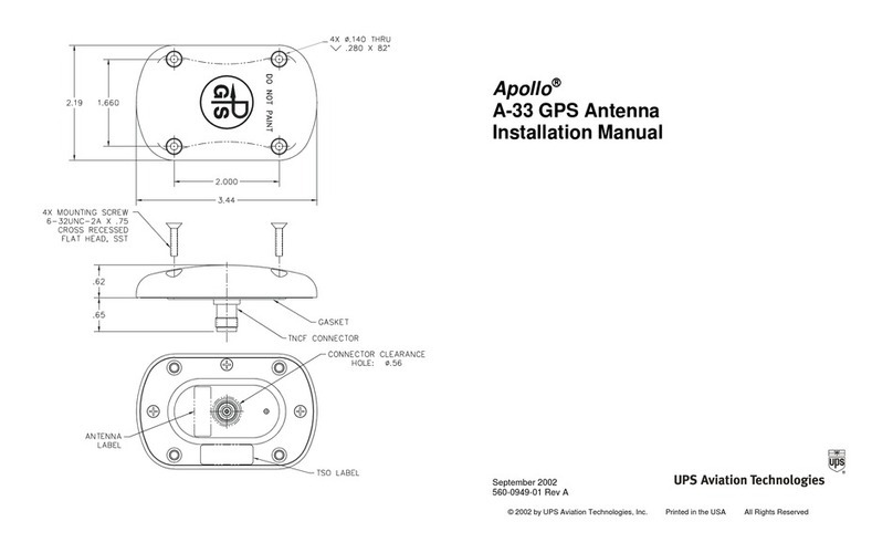 Apollo A-33 installation manual Apollo A-33 installation manual