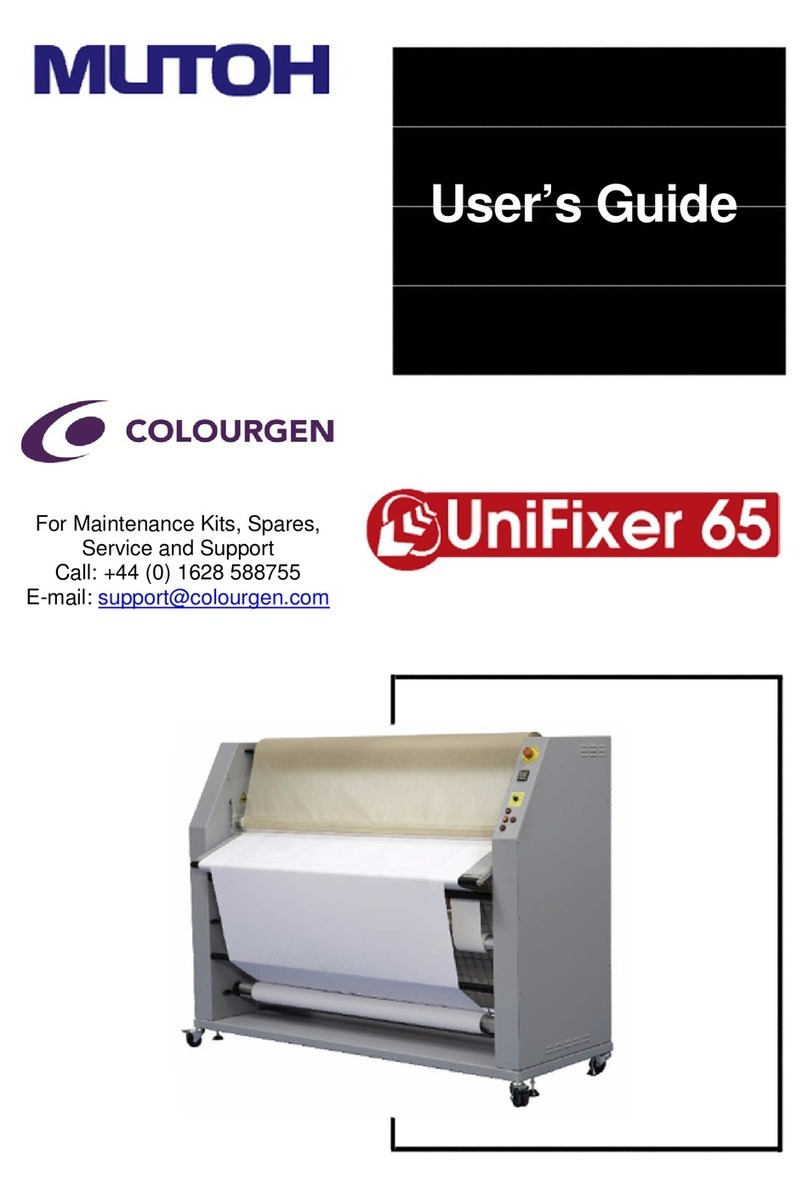 MUTOH UniFixer 65 User manual
