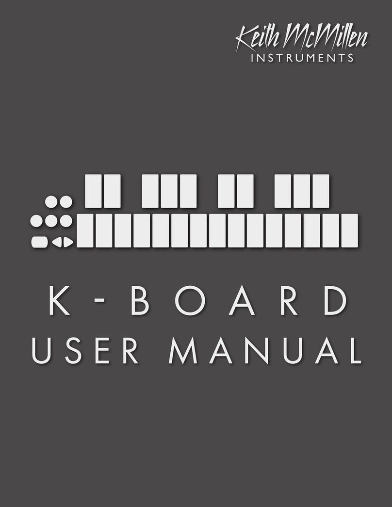 Keith McMillen Instruments K-Board User manual