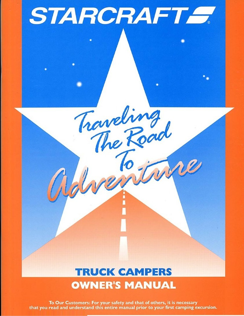 Starcraft Truck Camper owner's manual