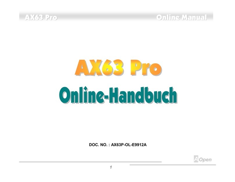 AOpen AX63PRO Setup guide