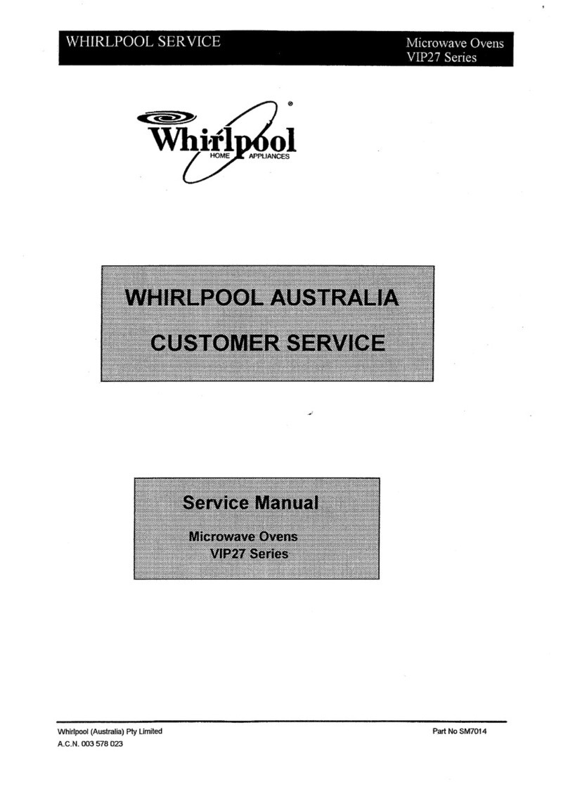 Whirlpool VIP27 series User manual