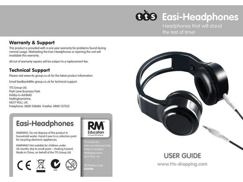 TTS Easi-Headphones user guide