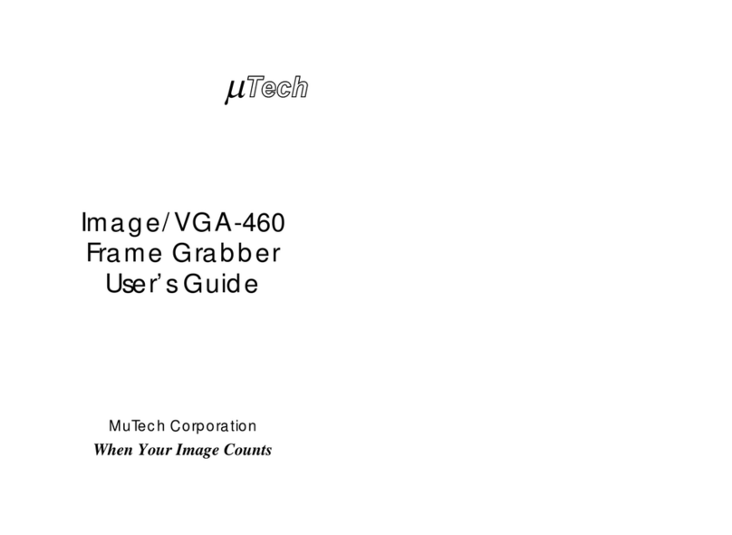 MuTech Image/VGA-460 user guide