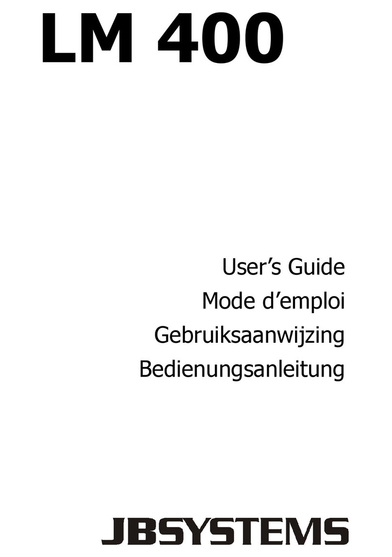JB Systems Light LM 400 user guide