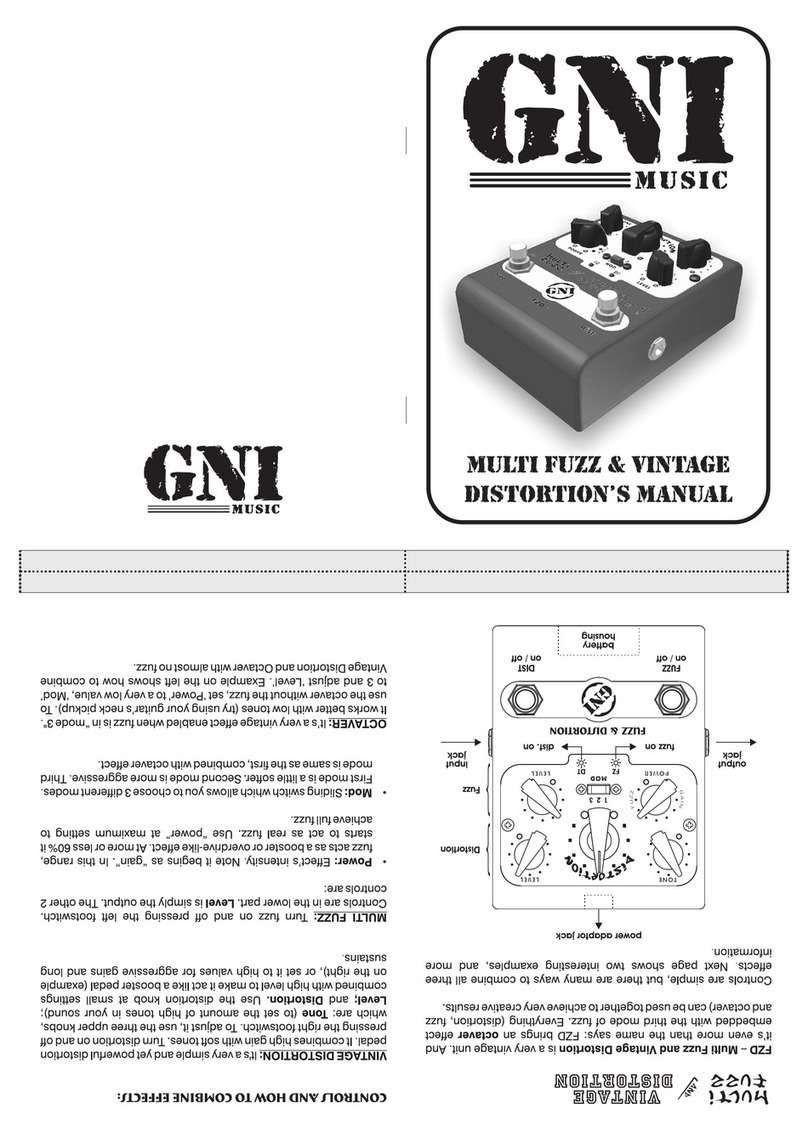 GNI Multi Fuzz & Vintage manual GNI Multi Fuzz & Vintage manual