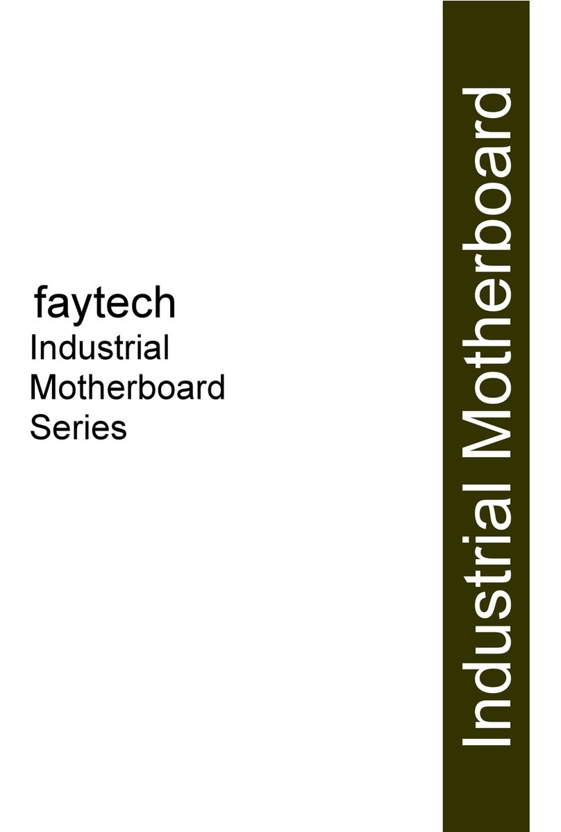 Faytech Industrial Motherboard Series User manual