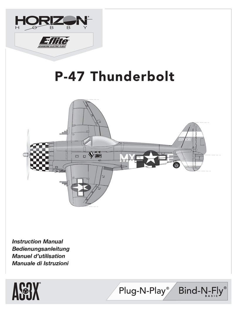Horizon Hobby P-47 Thunderbolt User manual