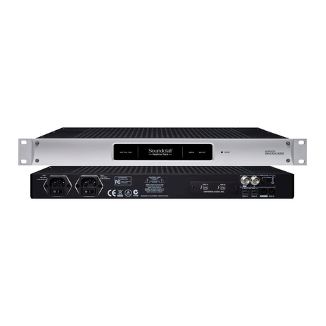 Universal Audio Soundcraft Realtime Rack manual