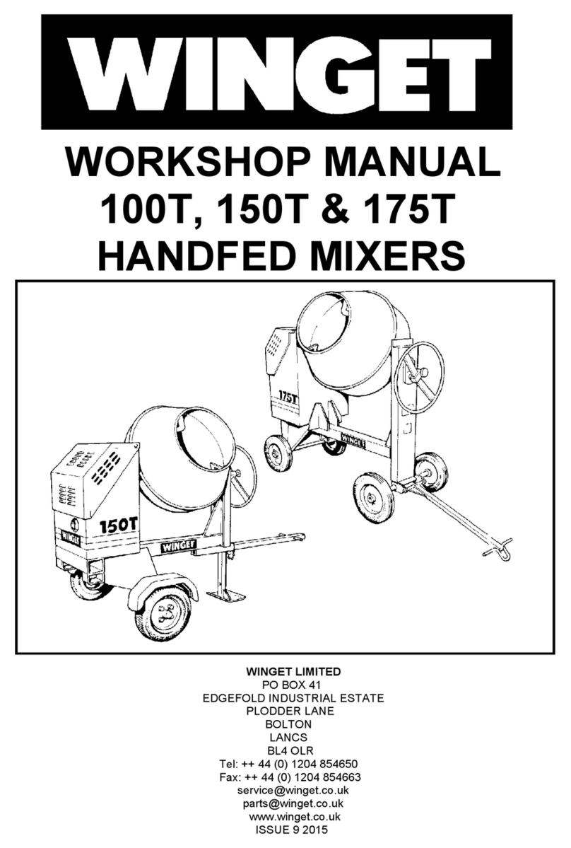 Winget 100T Instruction manual