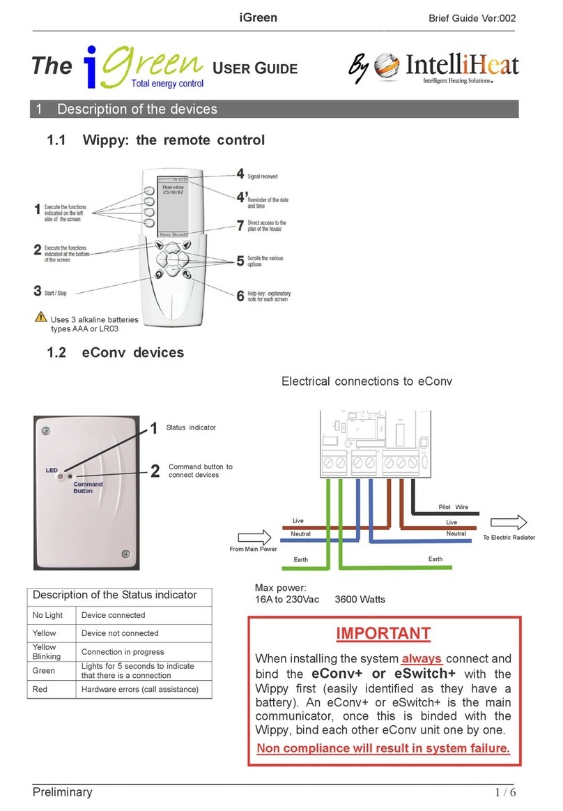 IntelliHeat iGreen user guide