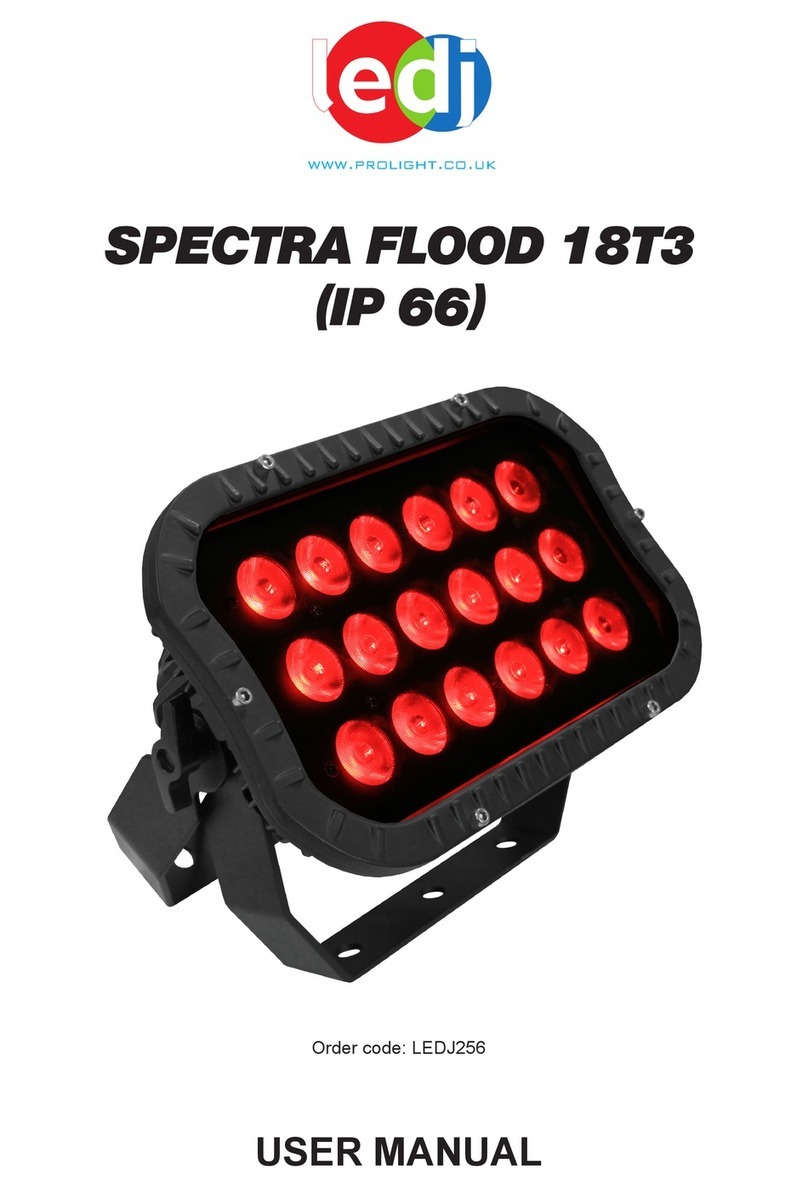Ledj spectra flood 18T3 User manual