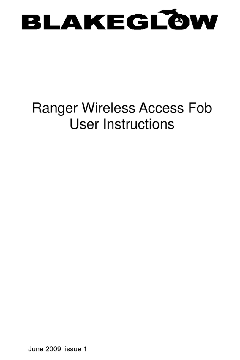 Blakeglow Ranger User instructions