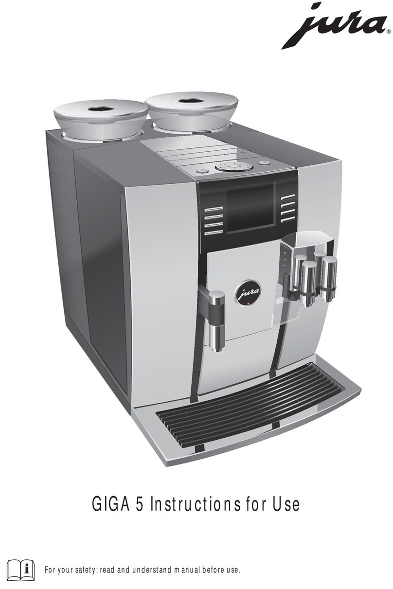 Jura GIGA 5 User manual Jura GIGA 5 User manual