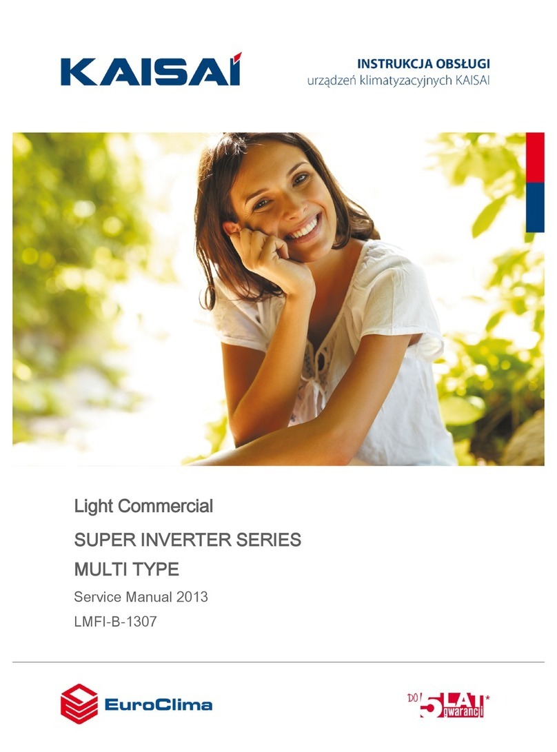 Kaisai EuroClima SUPER INVERTER SERIES User manual