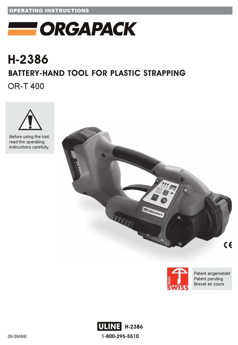 Orgapack H-2386 User manual