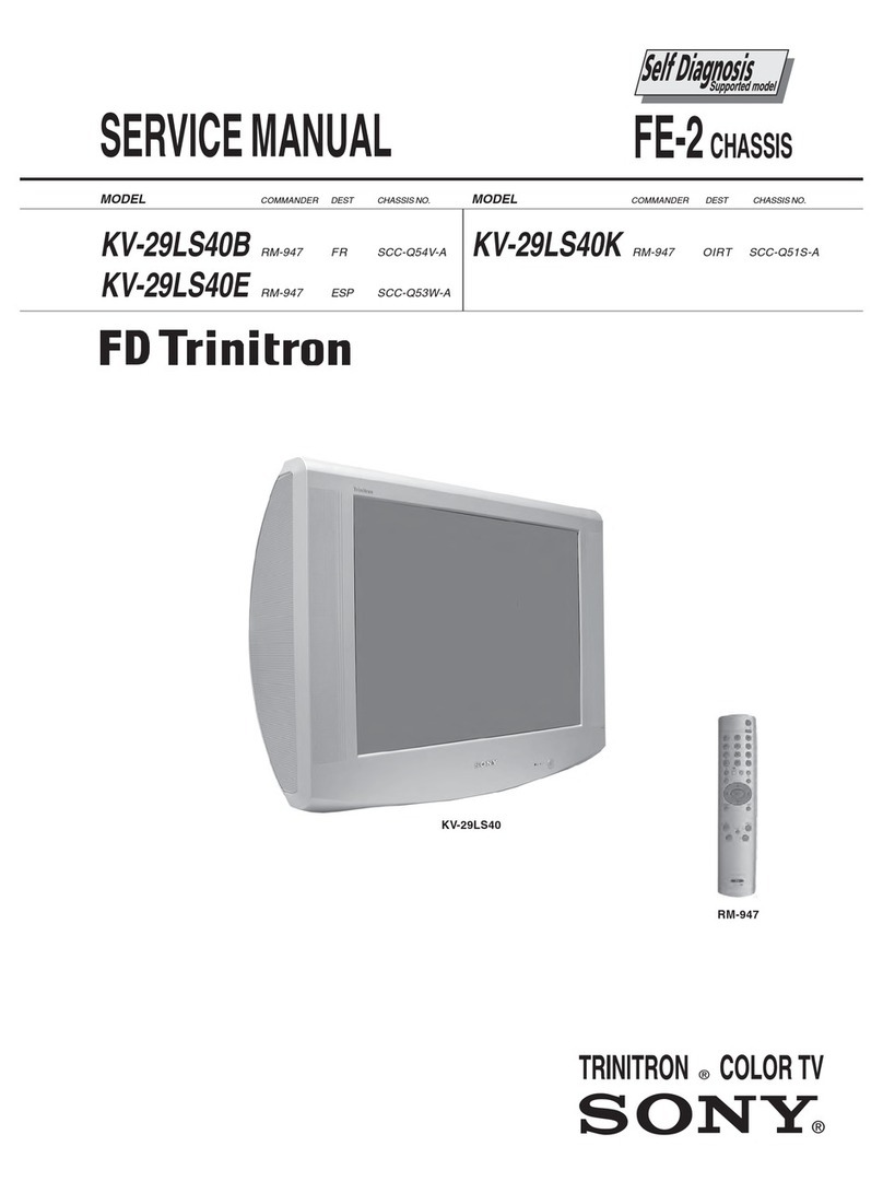 Sony FD Trinitron KV-29LS40B User manual Sony FD Trinitron KV-29LS40B User manual