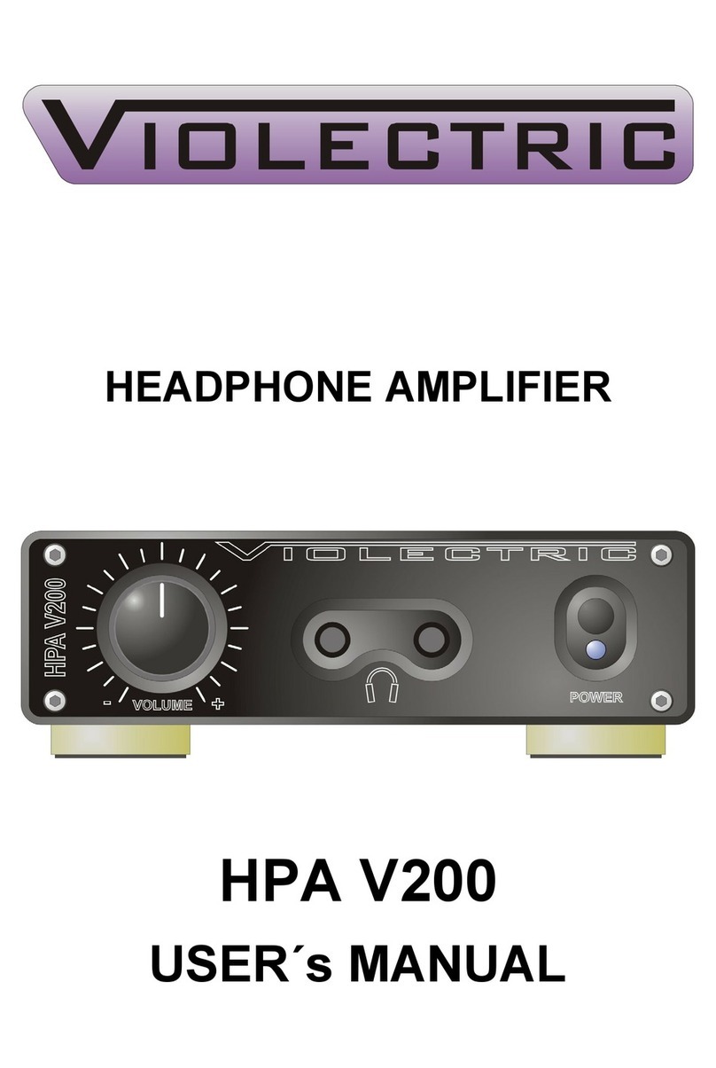 Violectric HPA V200 user manual