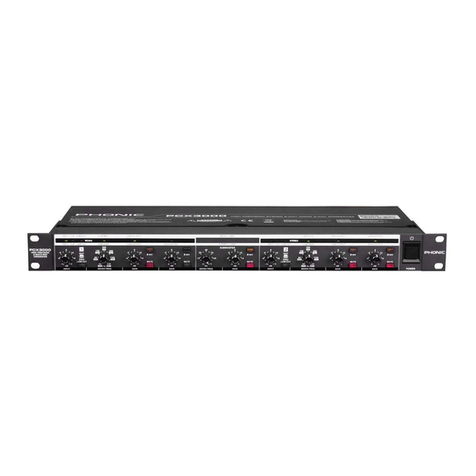 Phonic PCX 3000 User manual